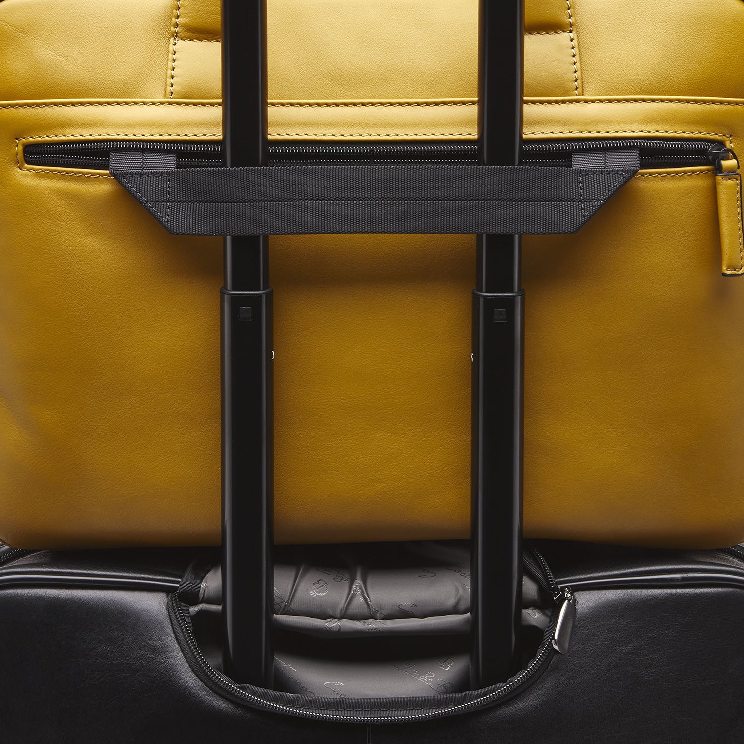 Castelijn & Beerens Nappa X Charlie Laptop / Tablet Tas 15.6'' geel
