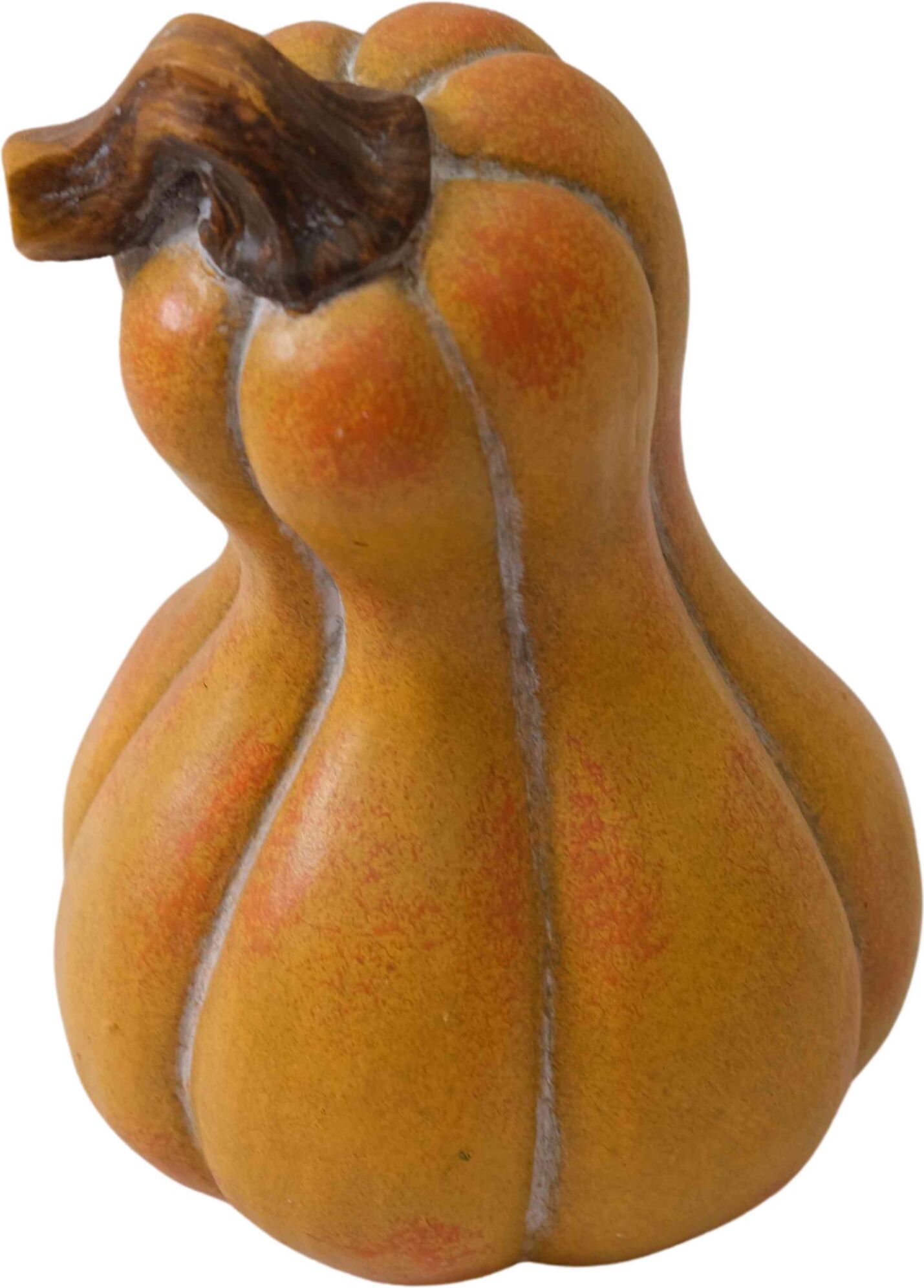 Intratuin tuinbeeld Tess pompoen geel 15,6 x 15,5 x 23 cm