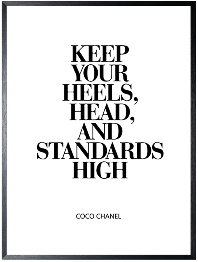 Art Print Chanel Quote AAP639