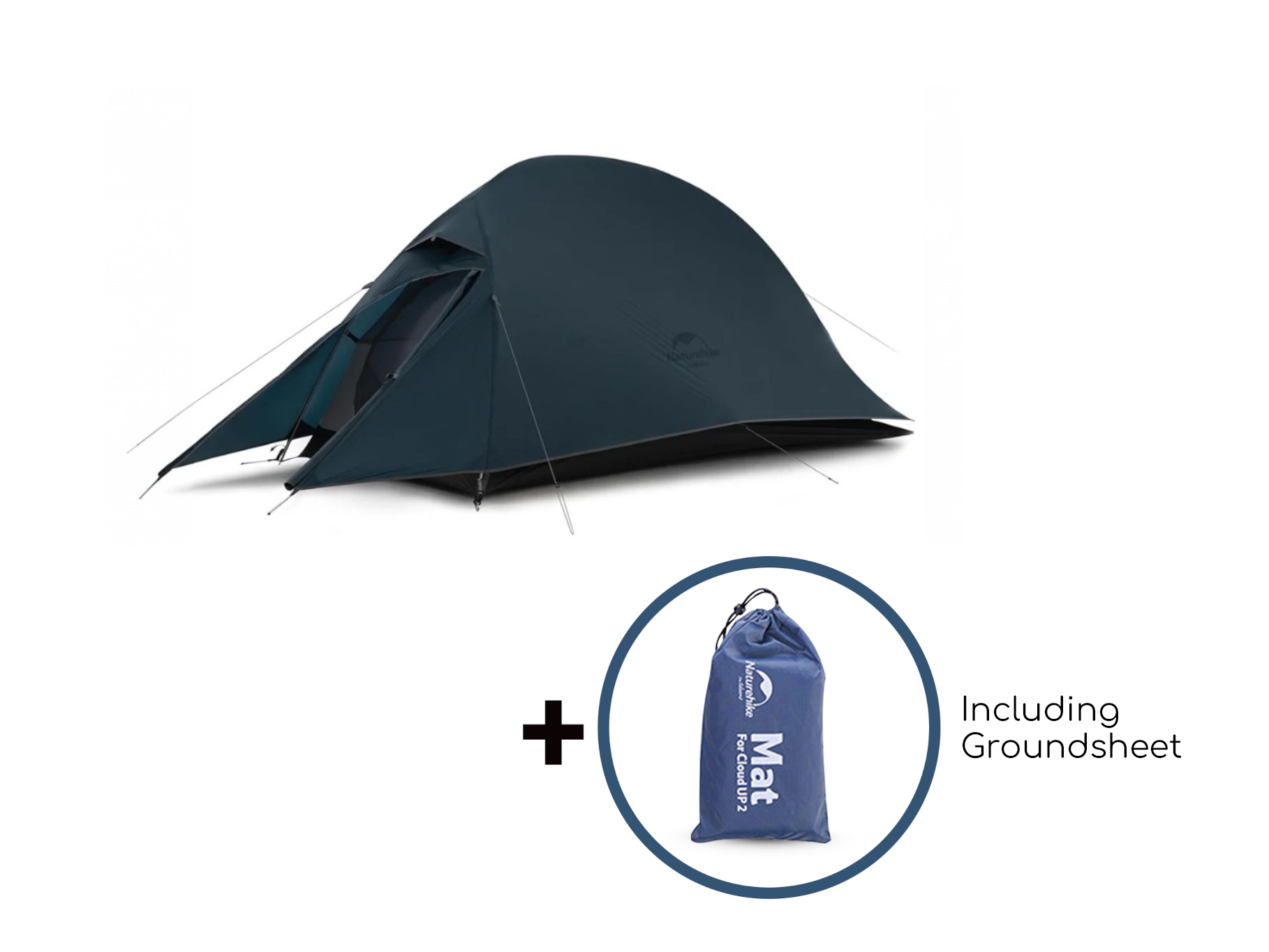 Naturehike Cloud Up 1 upgraded trekkerstent - Navy Blue