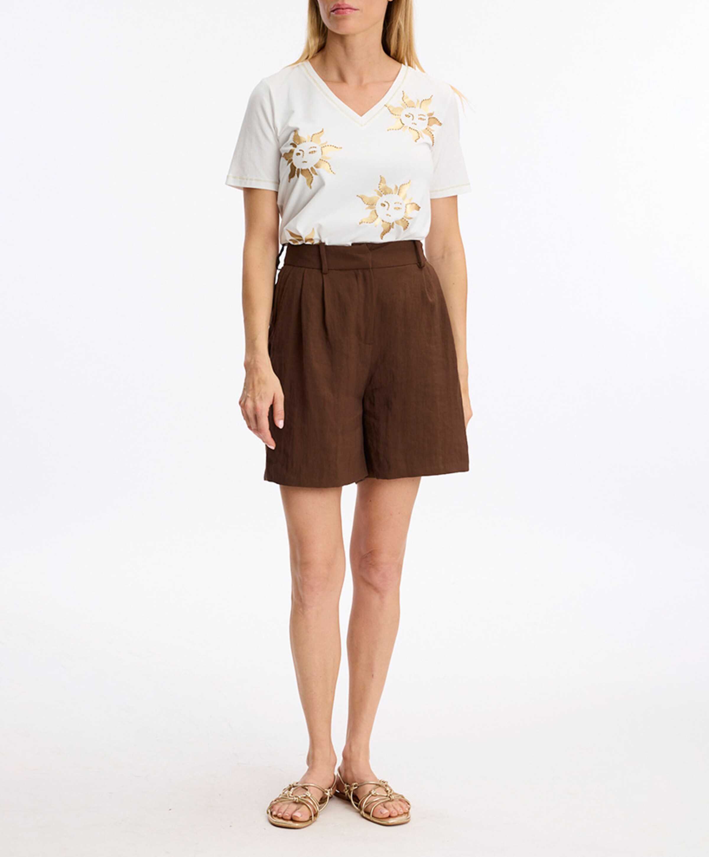 Leo & Ugo Dames T-shirt ecru