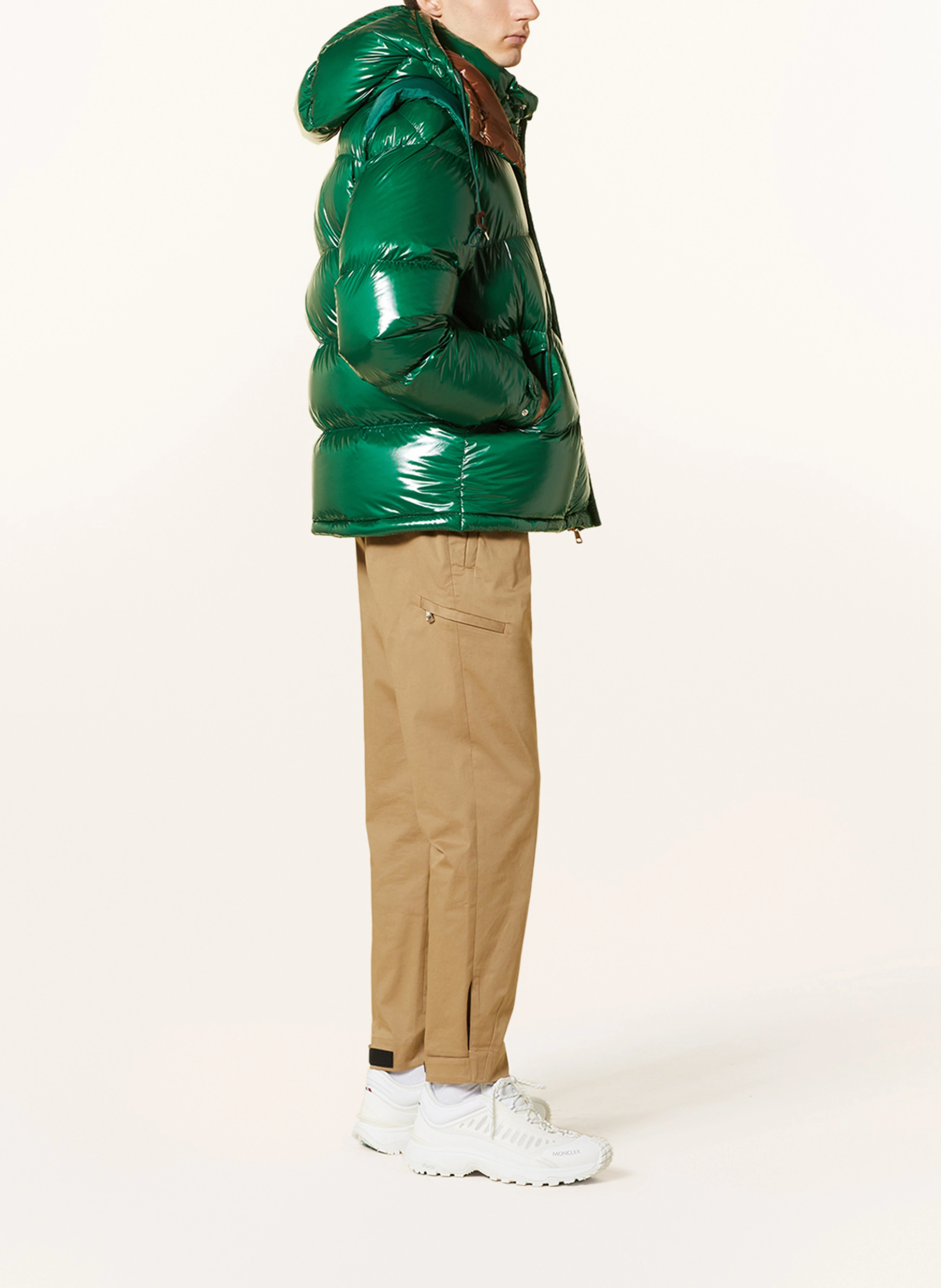 MONCLER Daunenjacke PRESENT KARAKORUM mit abnehmbarer Kapuze und Ärmeln