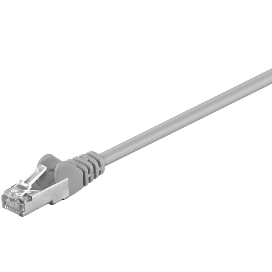(10m) CAT 5E Ethernet LAN RJ45 Netzwerk Kabel Patchkabel F/UTP (50133) - Grau