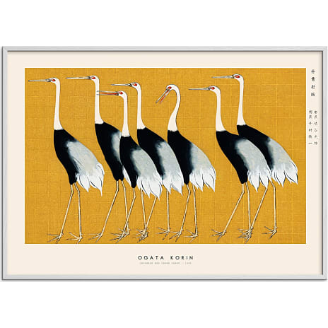 Japanese Red Crown Crane - 70x100 cm
