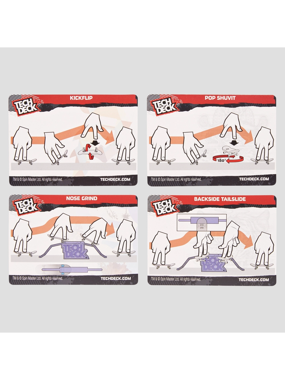 TechDeck Versus Set of 2 Fingerboard pattern