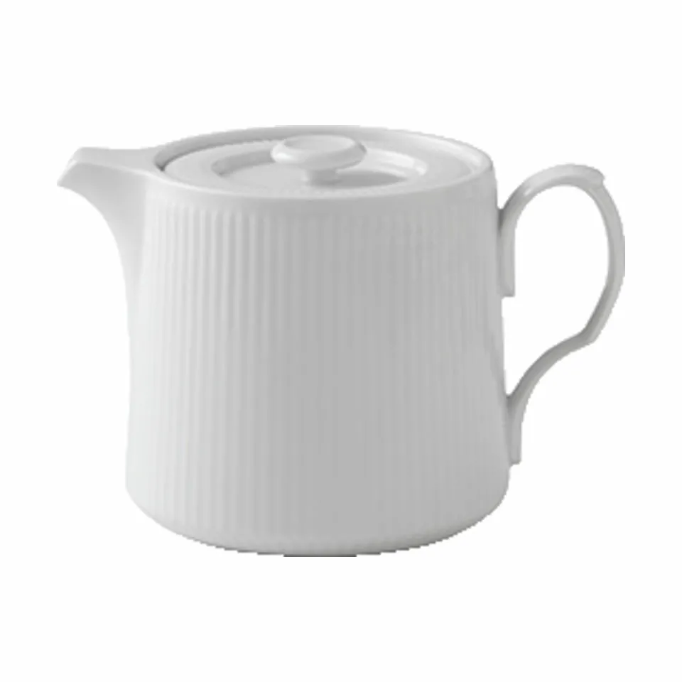 Royal Copenhagen Hvid Riflet Tekande