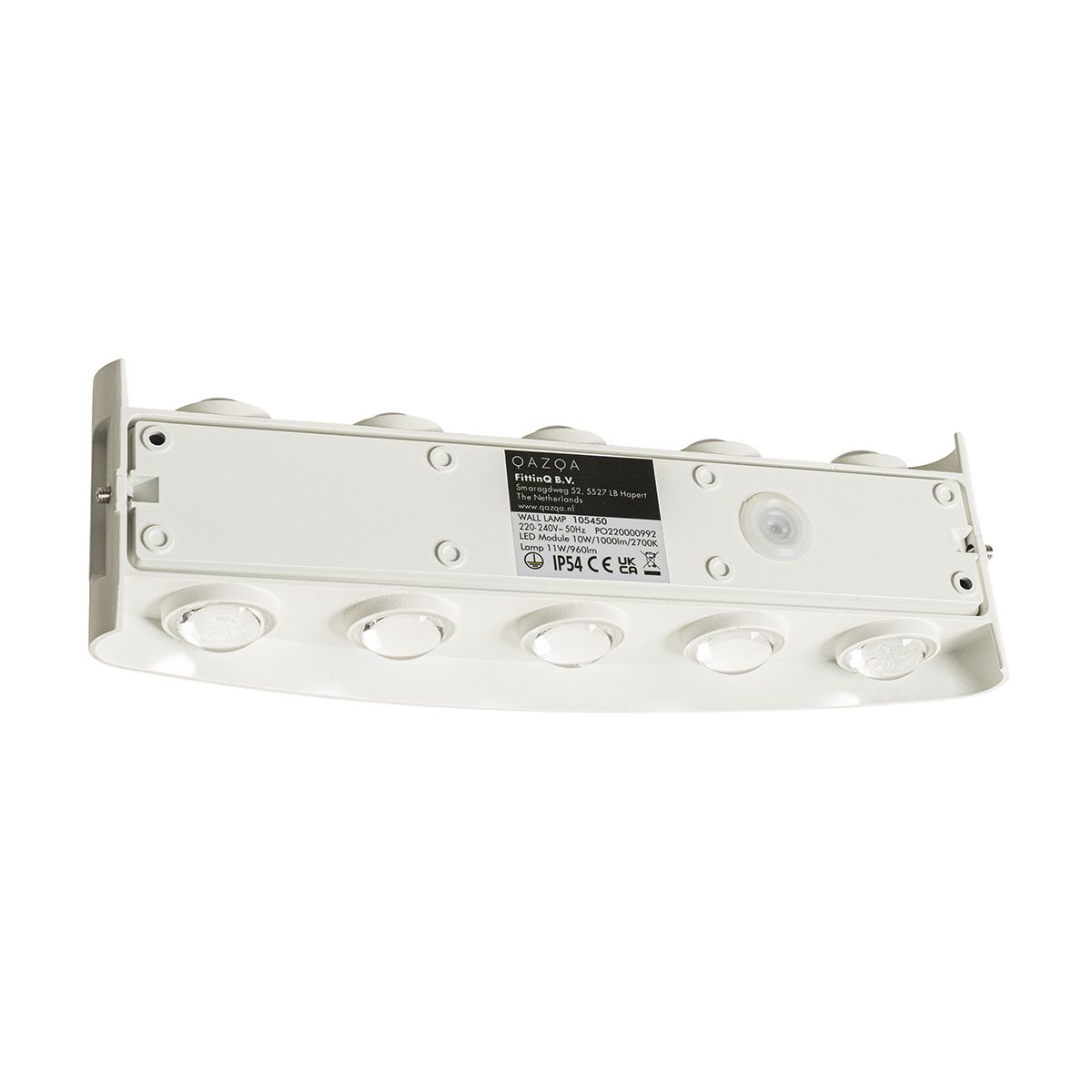 Buiten wandlamp wit incl. LED 10-lichts IP54 - Silly