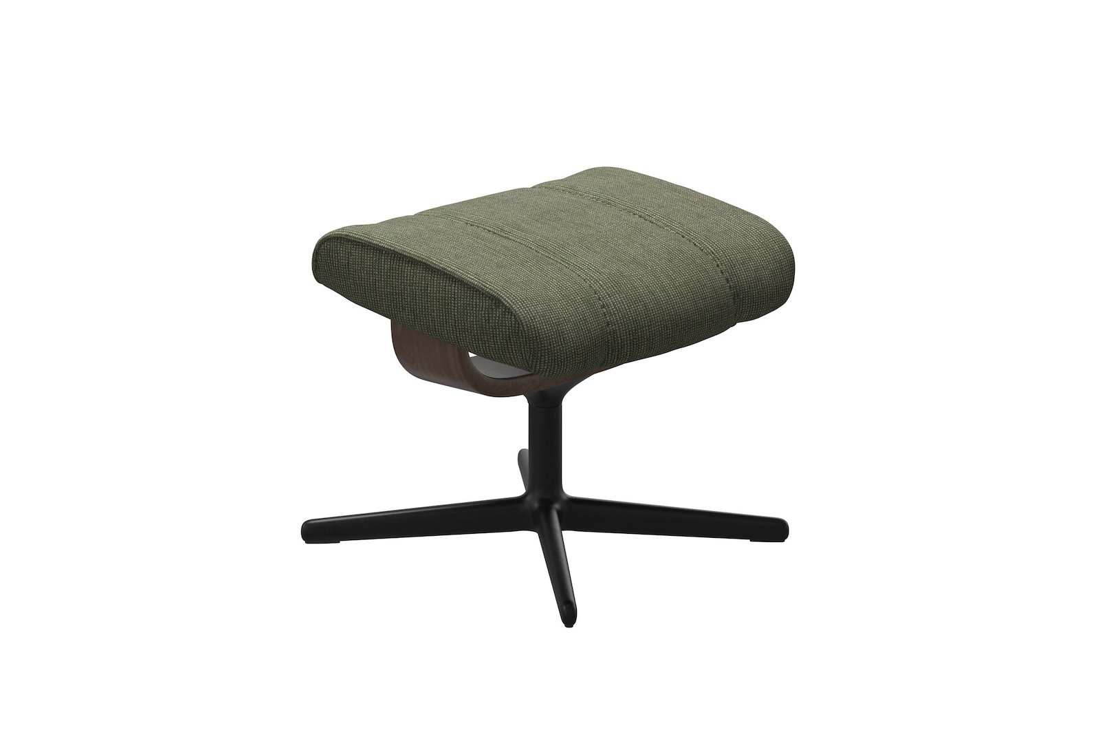 Consul krakk Tekstil Jasmine Dark Green - Sort Cross - Wengebeiset