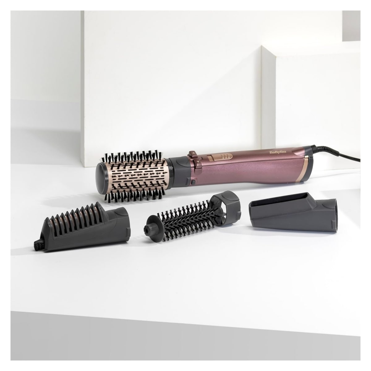 BaByliss Beliss Big Hair 1000W 4-in-1 Heißluftstyler, Grau