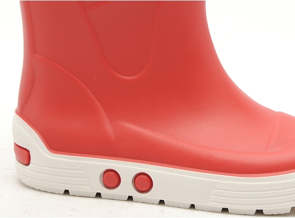 Meduse bottes enfant airport rouge