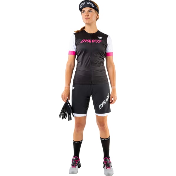 Maillot VTT DYNAFIT RIDE LIGHT FULL ZIP SHIRT W BLACK OUT/NIMBUS
