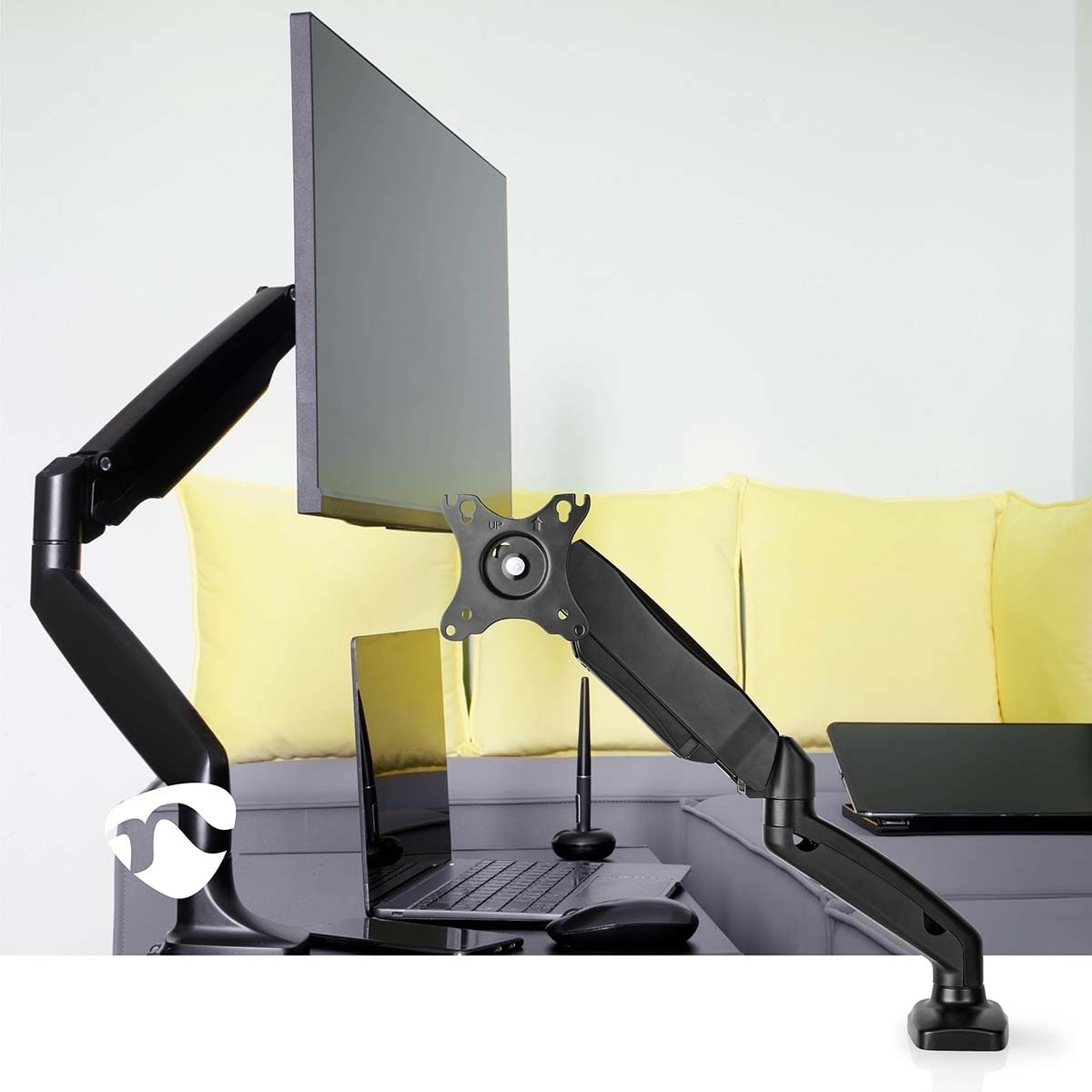 Nedis Desk Monitor Mount | Gassfjær | 1 Skjerm | 15 - 32 