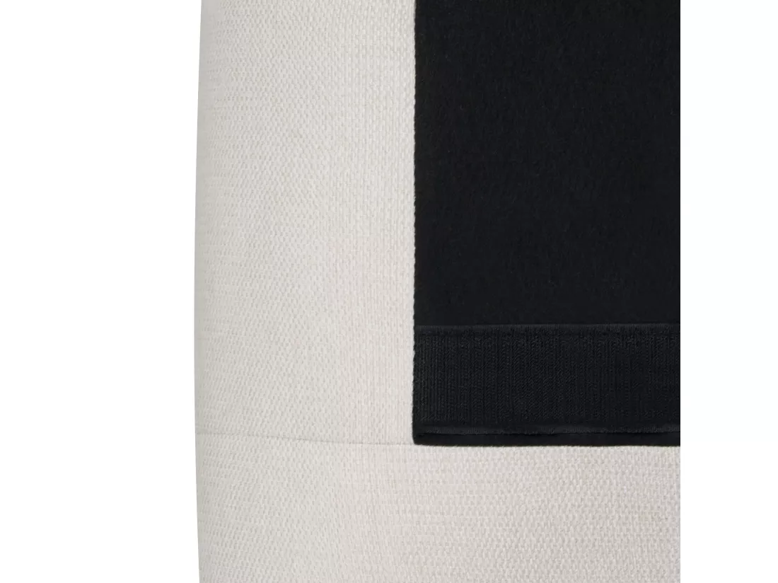 Canapé 2 places en tissu beige clair TROSA