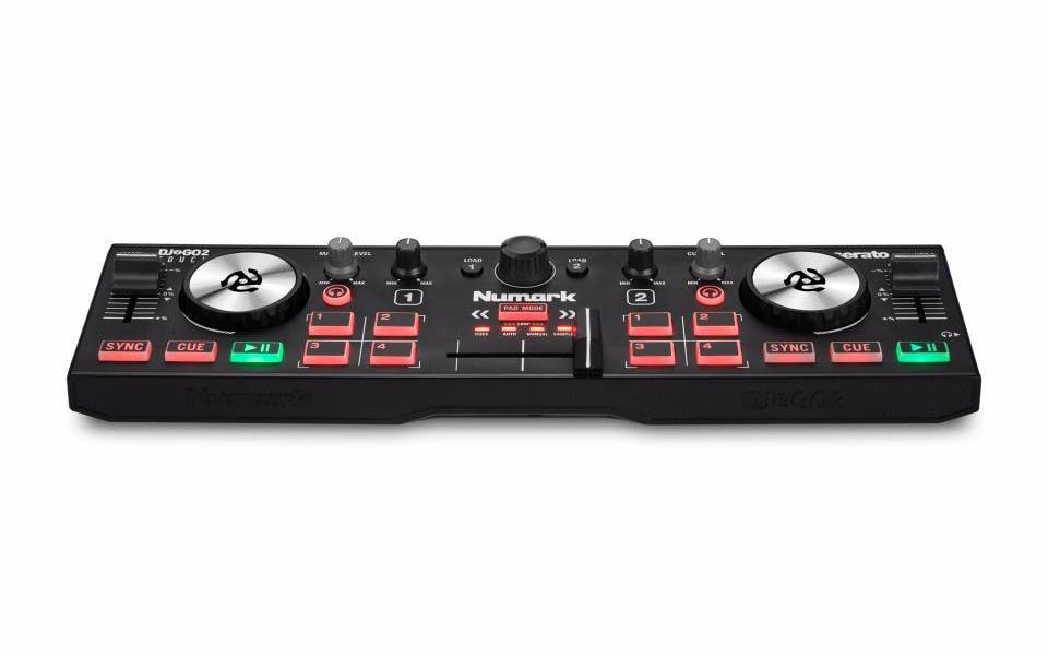 DJ-Controller DJ2GO2 TouchDJ-Controller im Taschenformat mit Touch-kapazitiven Jogwheels