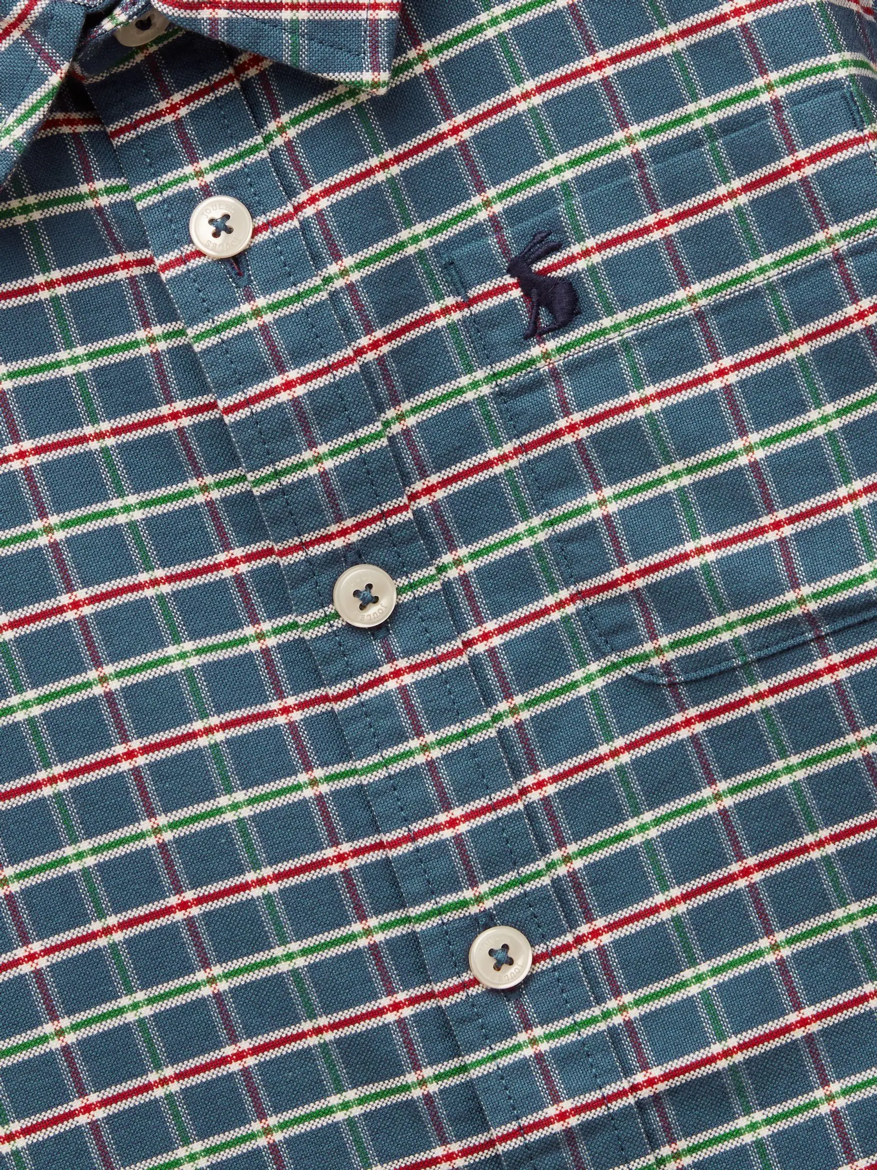 Joules Boys' Welford Checked Cotton Shirt