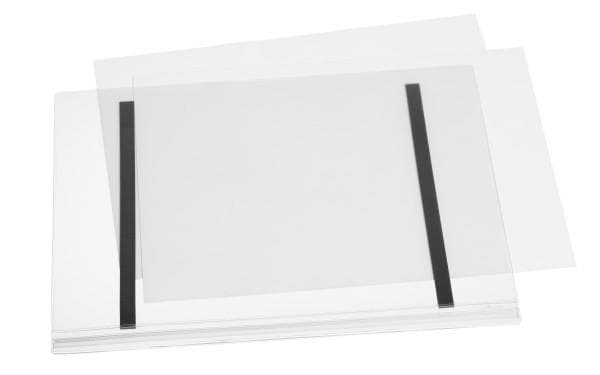 DURABLE - Displayramme - for A3, Tabloid (279 x 432 mm) - magnetisk - gjennomsiktig (en pakke 5)