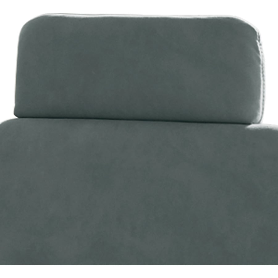 Wohnlandschaft Jena Stoff steel, Ottomane links
