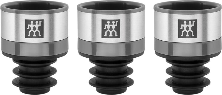 Zwilling Fresh & Save Vakuum vinpropper 3 stk. Grå & sort
