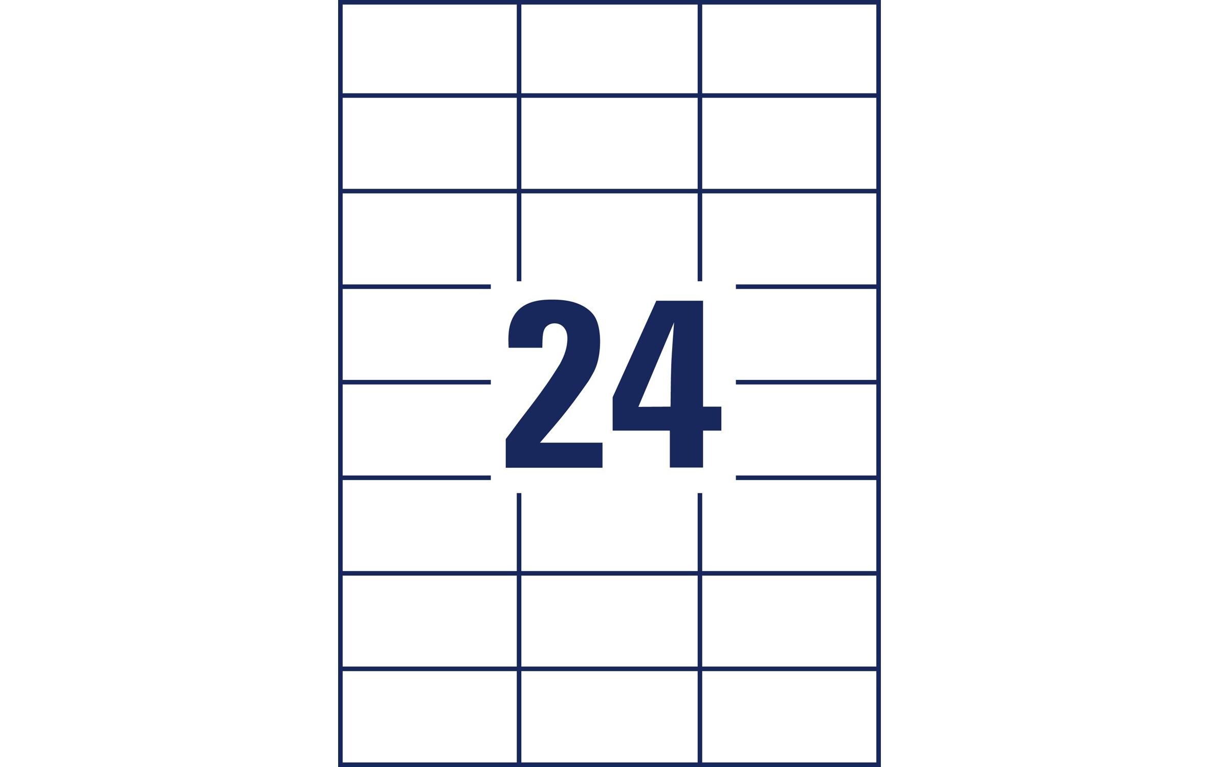 Universal-Etiketten L4718-20 70 x 37 mm, WetterfestUniversal-Etikette