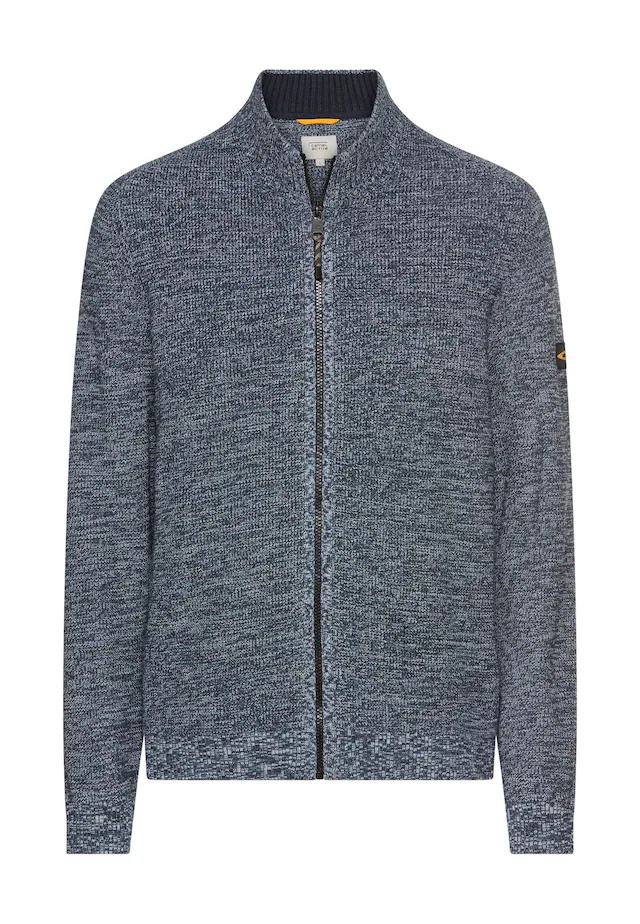 camel active Strickjacke , mit Logo Stickerei