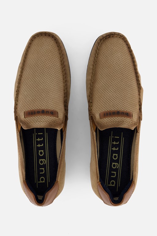 Bugatti Chesley Instappers beige Suede