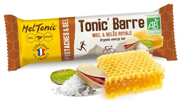Barres énergétiques Bio Meltonic Tonic' Barre Pistache/Sel - 4x25g