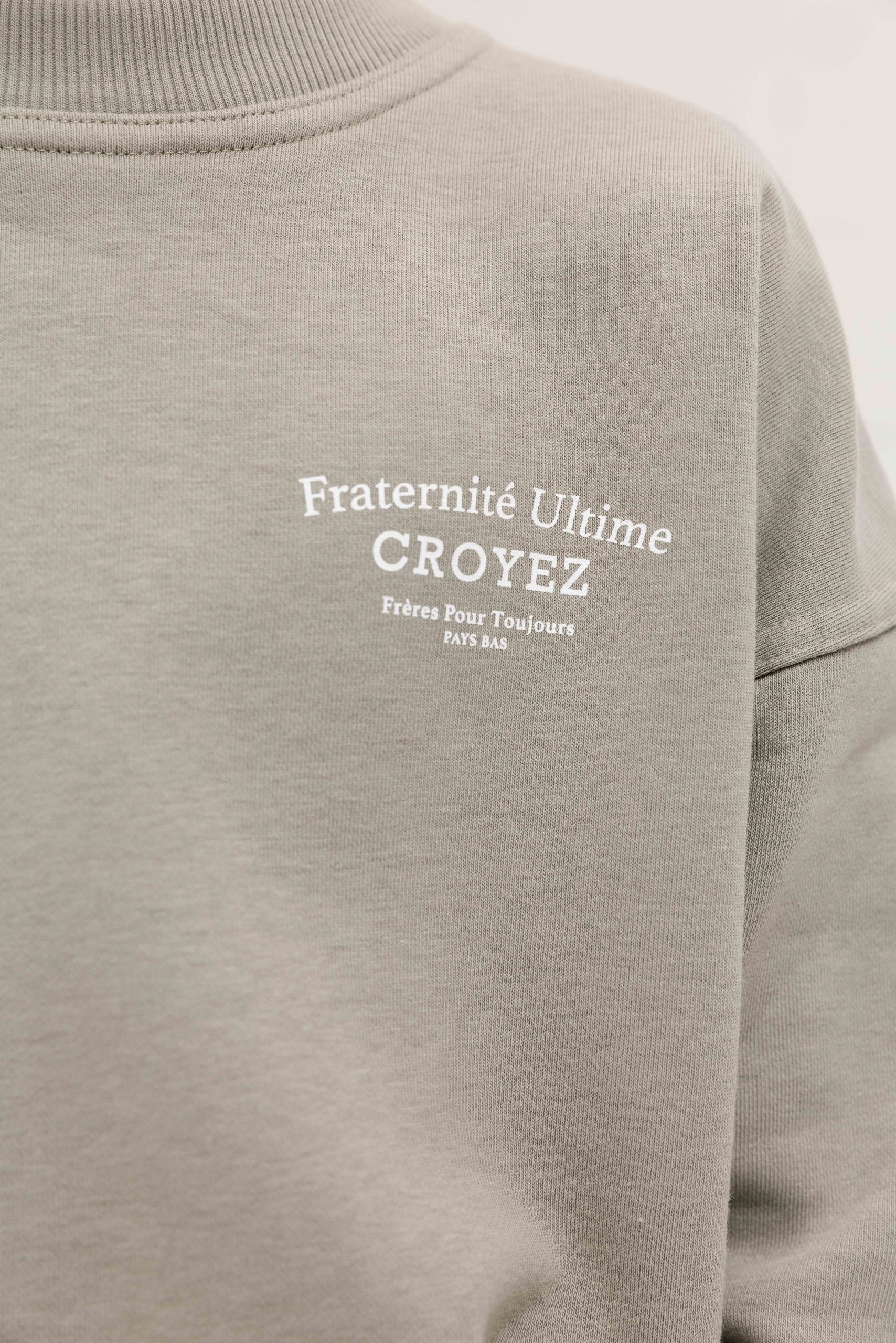 Croyez Fraternité Sweater Kids Grijs
