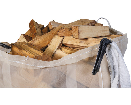 Brandhout, aanmaakhout, HORNBACH FORST Beukenhout in een houtzak, klaar om te branden, 1,6 kubieke meter (los), 28-33 cm, luchtgedroogd, plus statiegeld