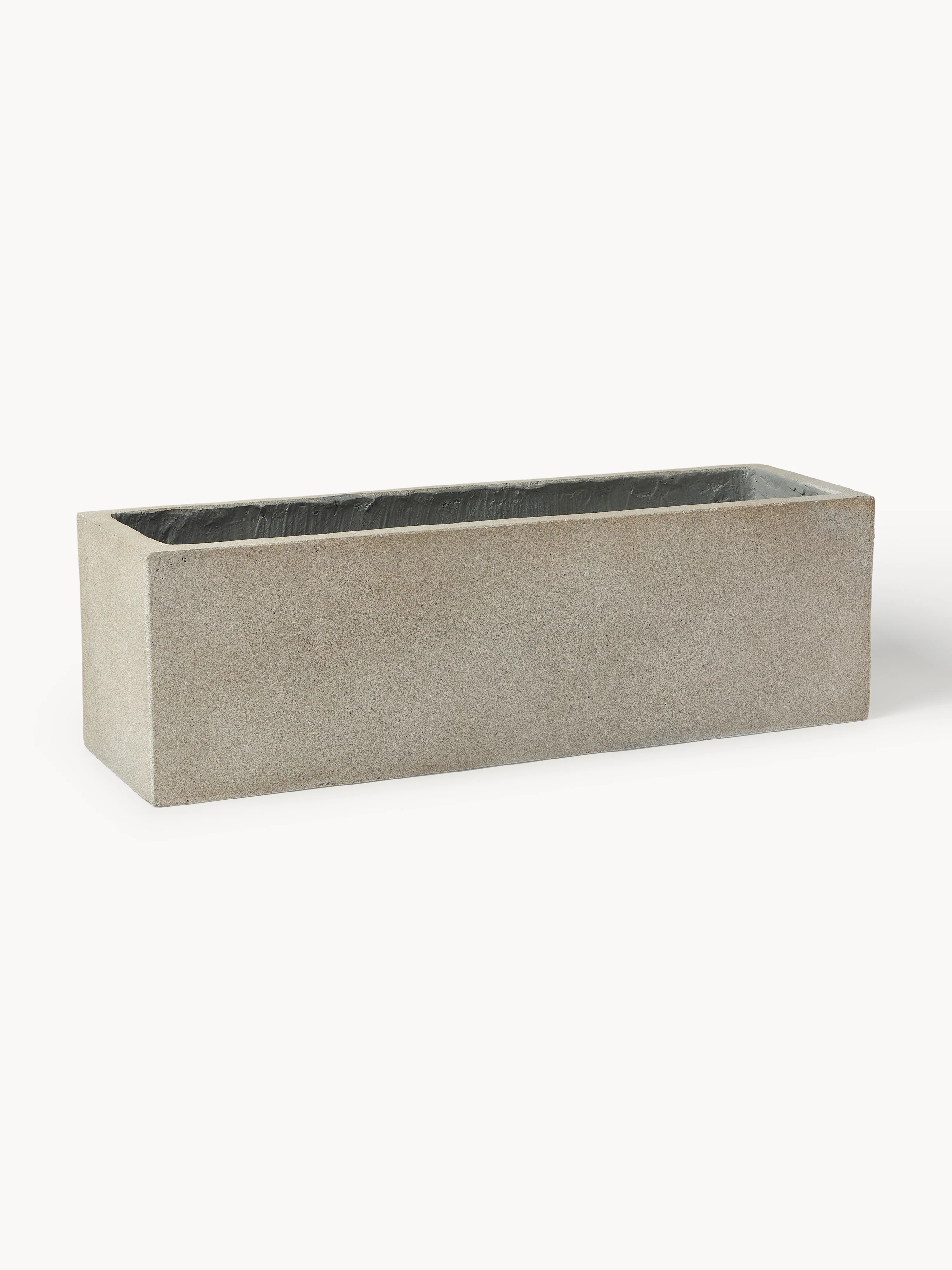 Outdoor plantenpot Tuscany van beton, H 19 cm