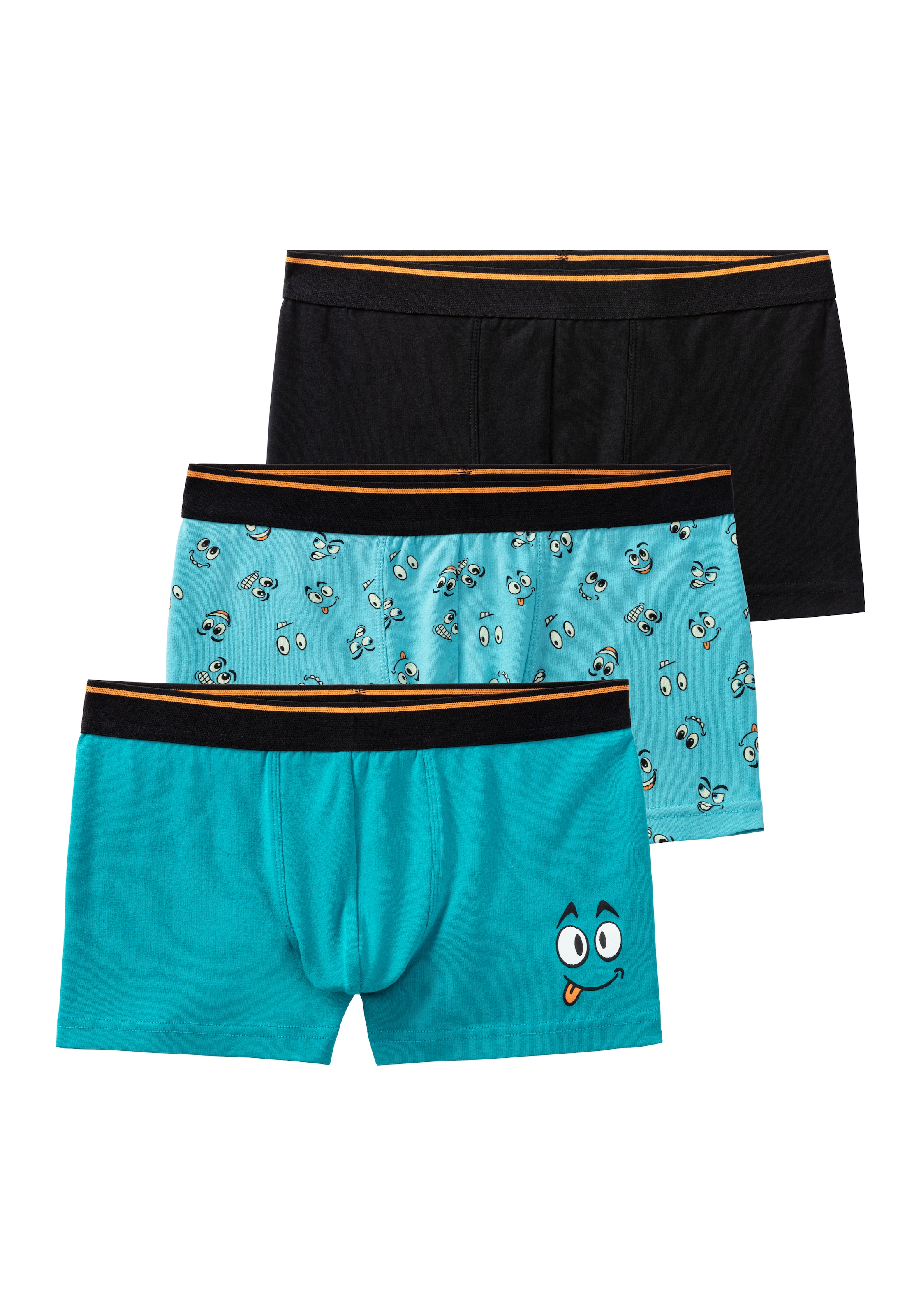 AUTHENTIC LE JOGGER Boxer »Boxershorts für Jungen«, 3 Stk. mit witzigen Print