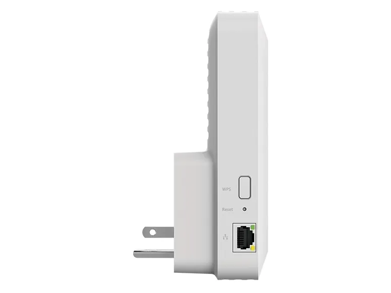 NETGEAR EAX17 - Wi-Fi-system - (forlænger) - op til 1500 sq.ft - mesh 1GbE - Wi-Fi 6 - Dual Band - kan sluttes til vægstik - for NETGEAR AX3000