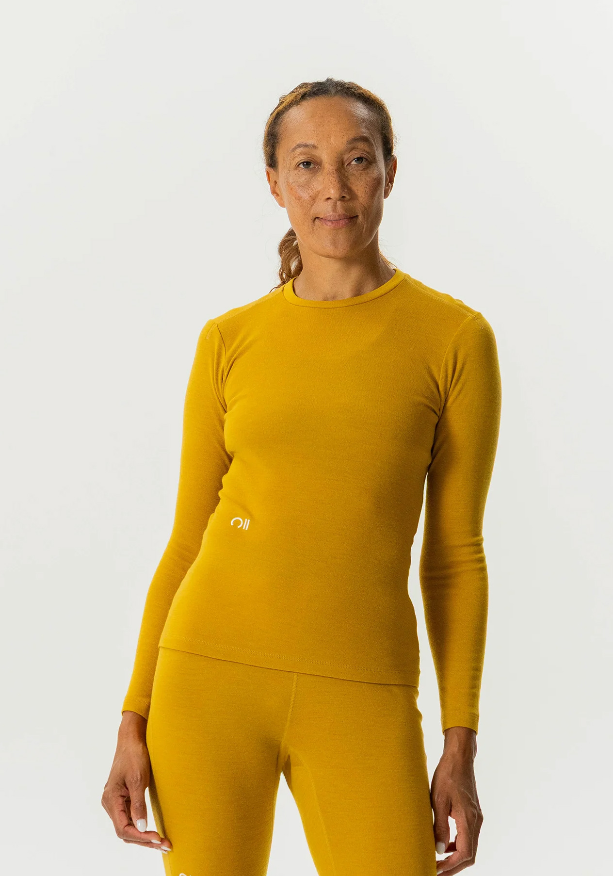 Rotauf Damen-Longsleeve Eco Merino 200 Amber