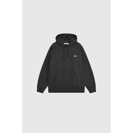 Wood Wood Fred Penseur Hættetrøje, Dark Gray, L