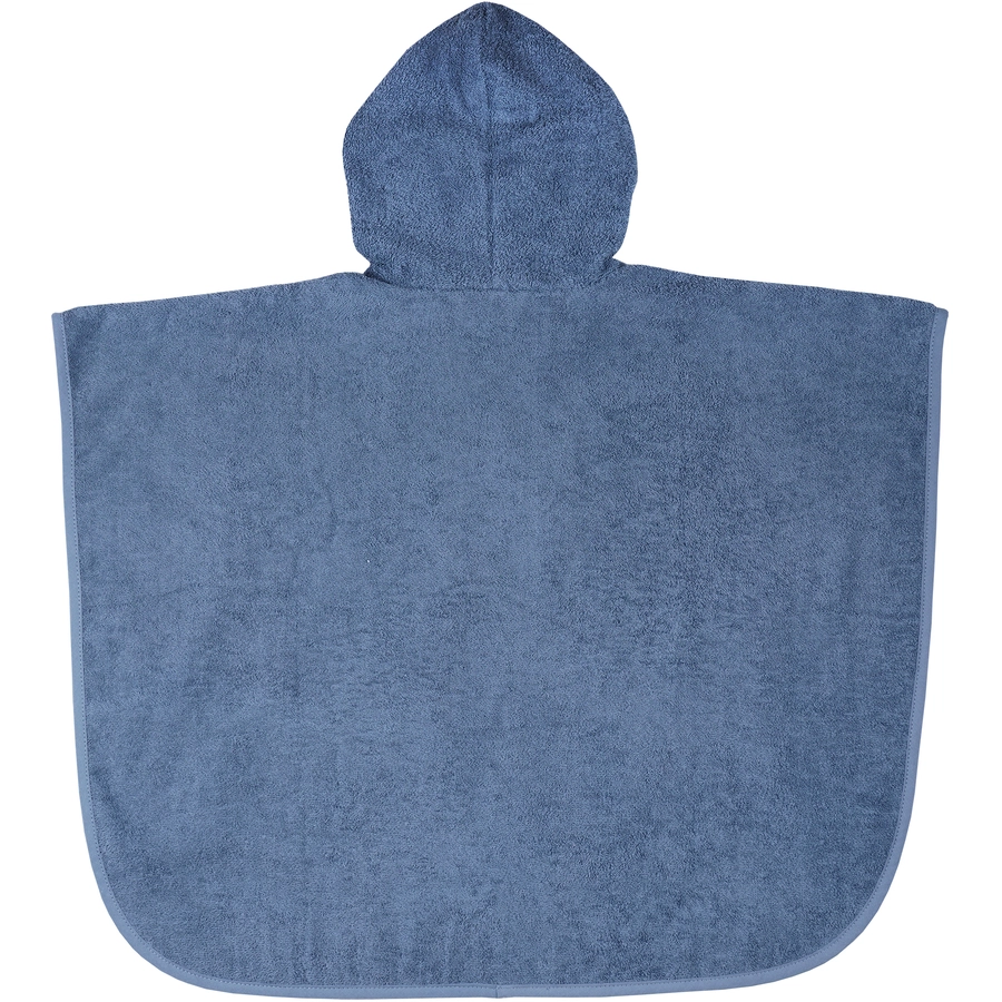 WÖRNER SÜDFROTTIER Badeponcho Zebra dunkelblau 60 x 75 cm