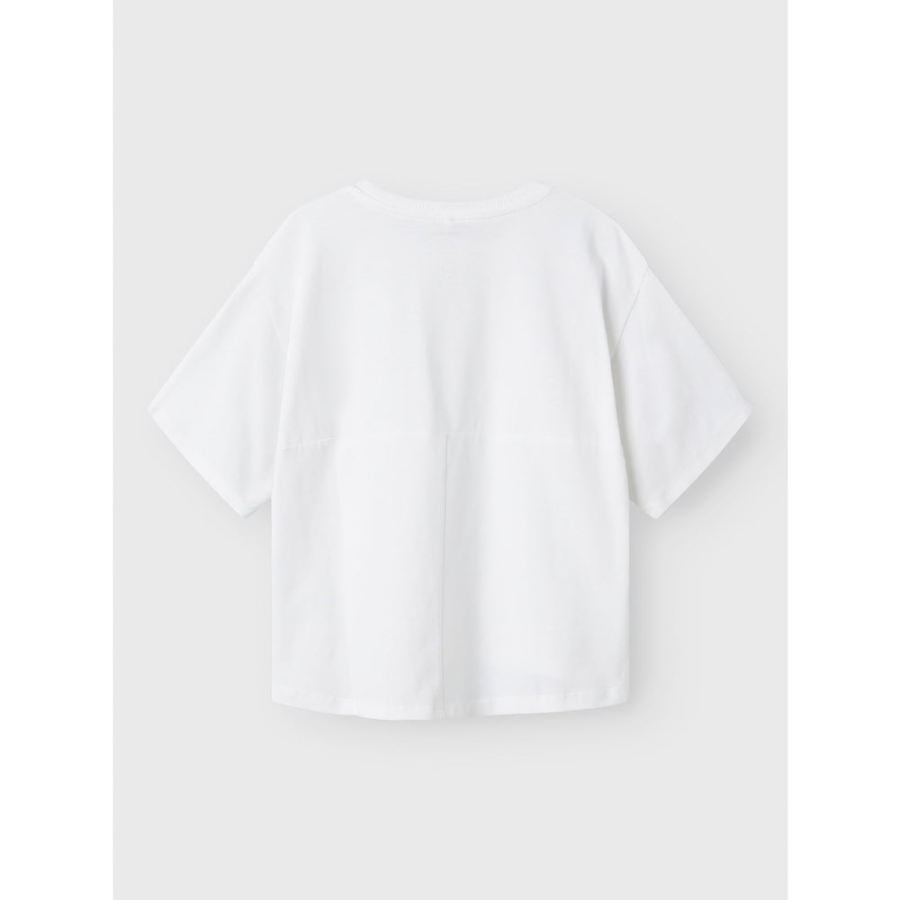 Køb Name It Bright White Lione Regular T-Shirt