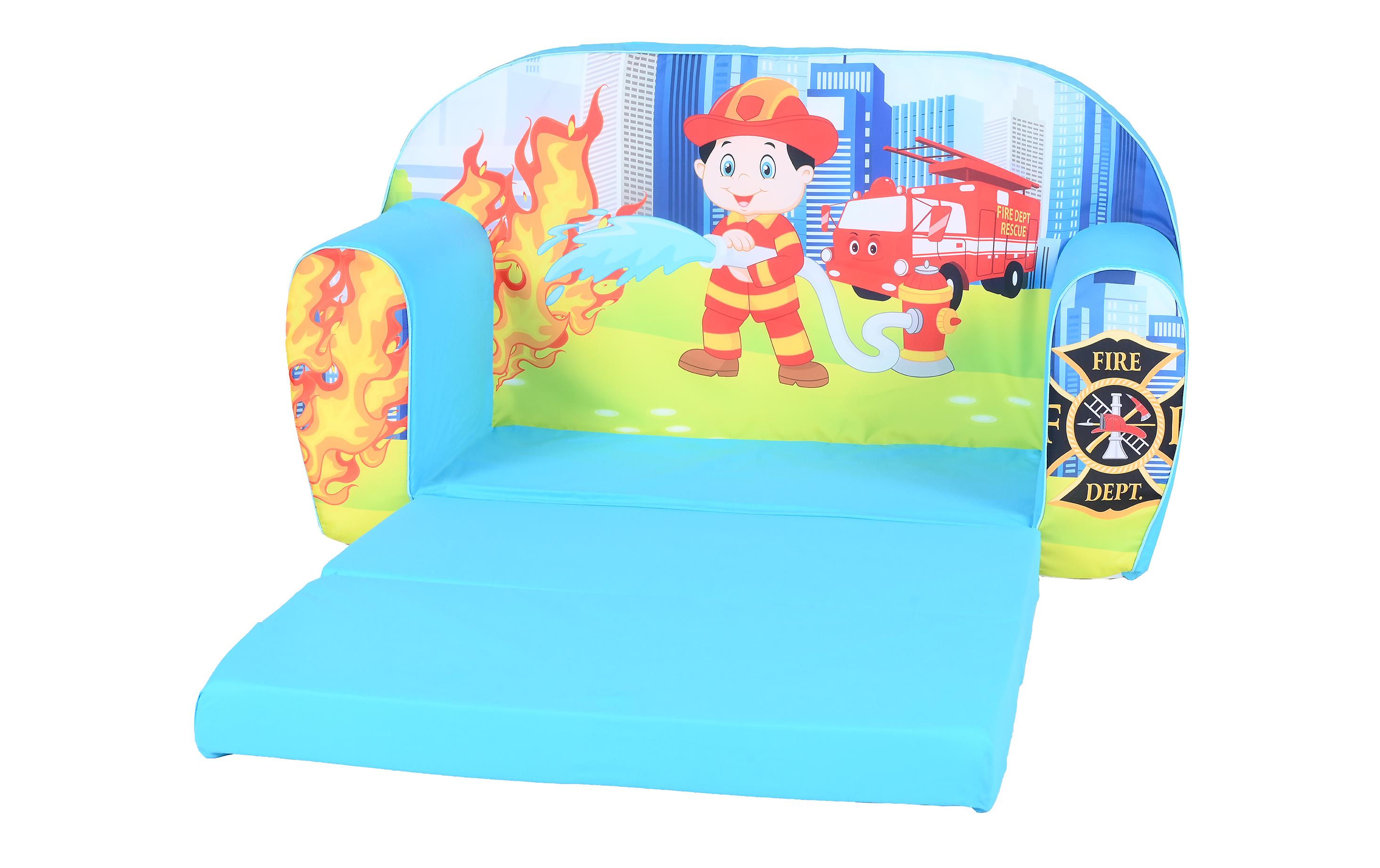 Kindersofa FeuerwehrKlappsofa