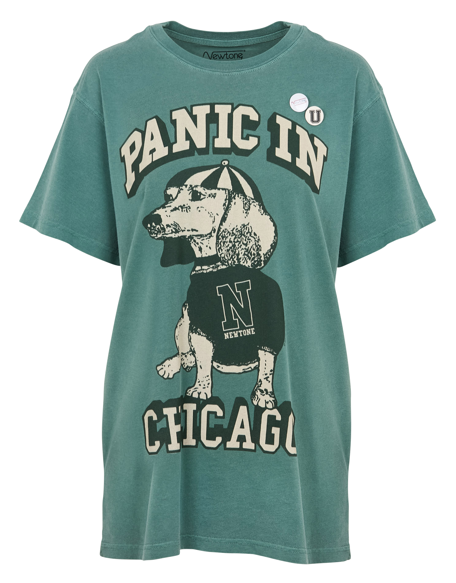 TRUCKER CHICAGO - Tee-shirt col rond en coton | Vert