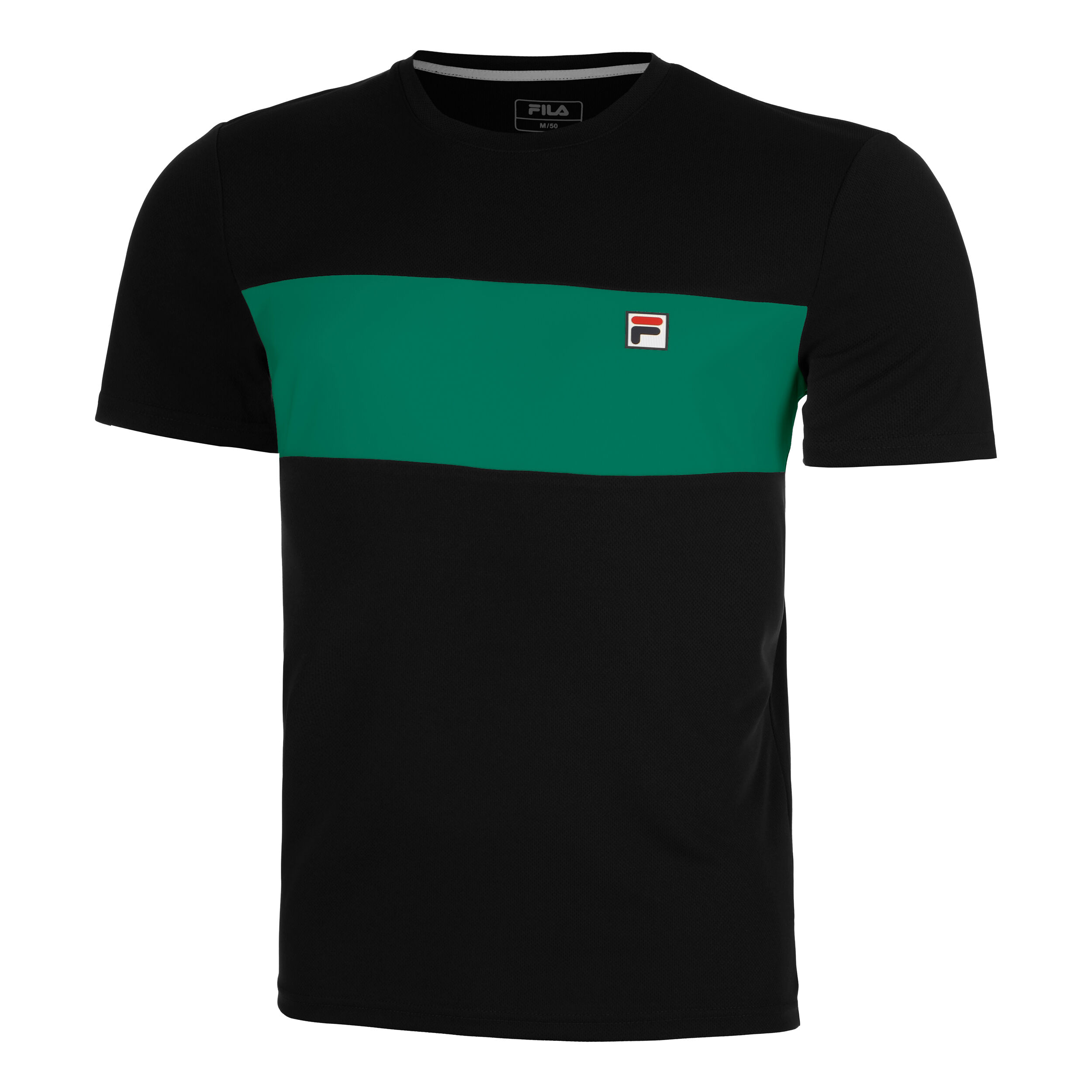 Fila Bosse T-shirt Hommes - Noir , Vert
