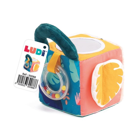 Cube Tissu feuilles