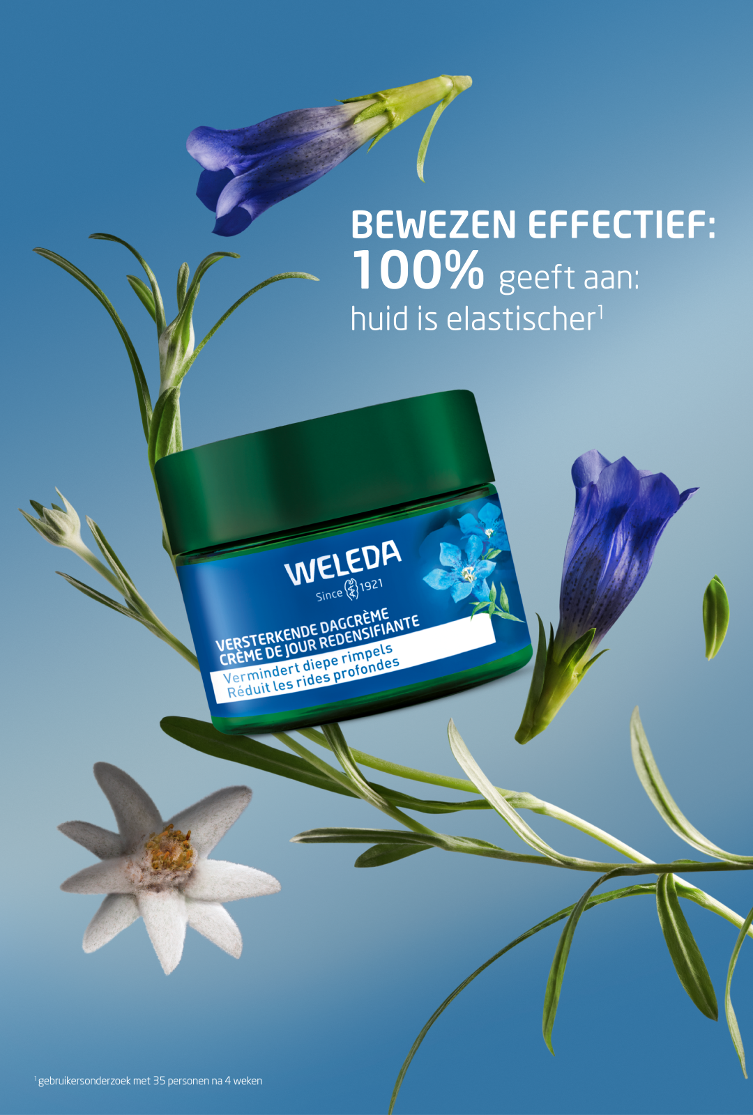 WELEDA Blauwe gentiaan & edelweiss versterkende dagcreme (40 ml)