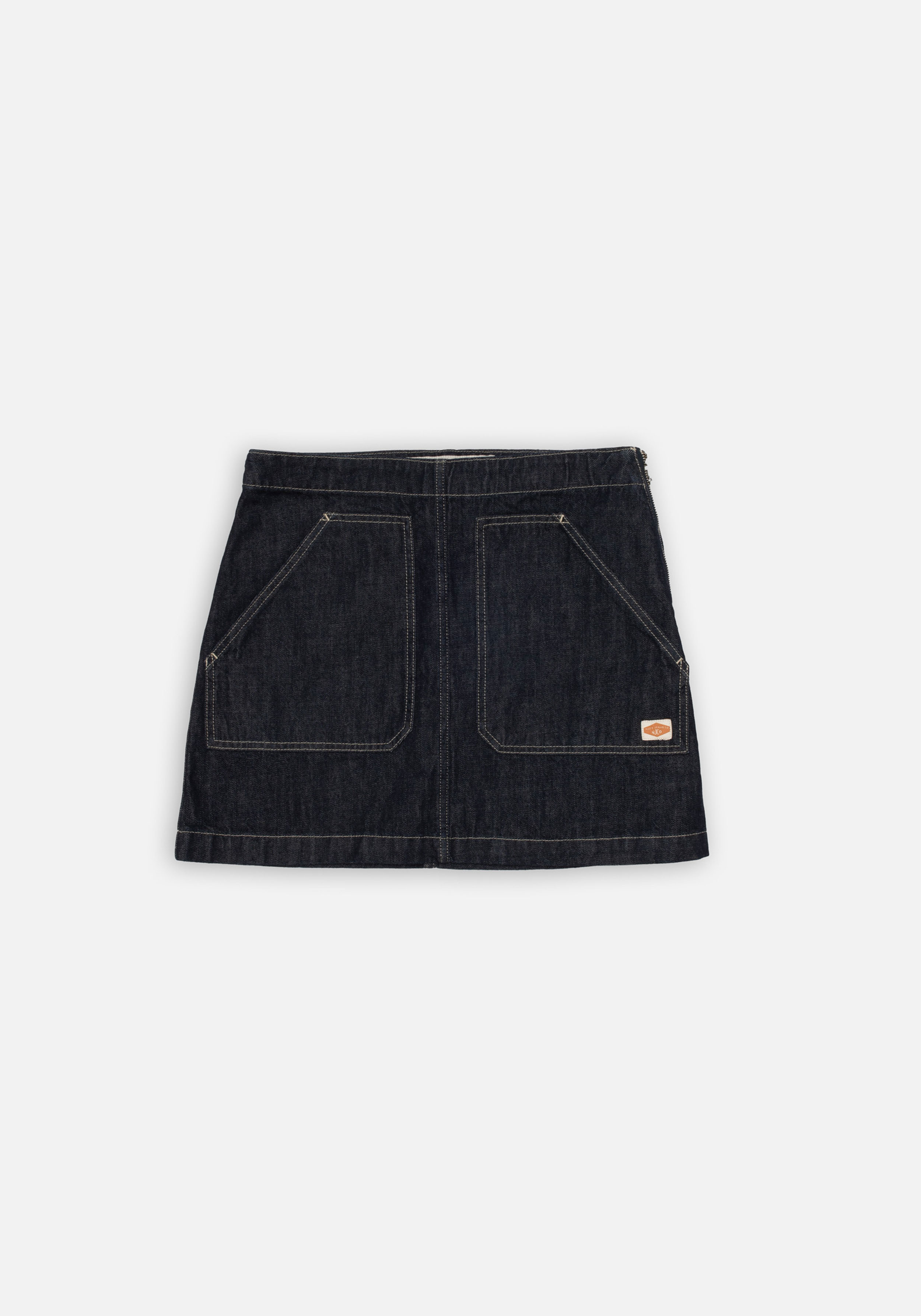 Nudie Jeans Jeansrock Elvy Workwear Denim Skirt Dark Blue