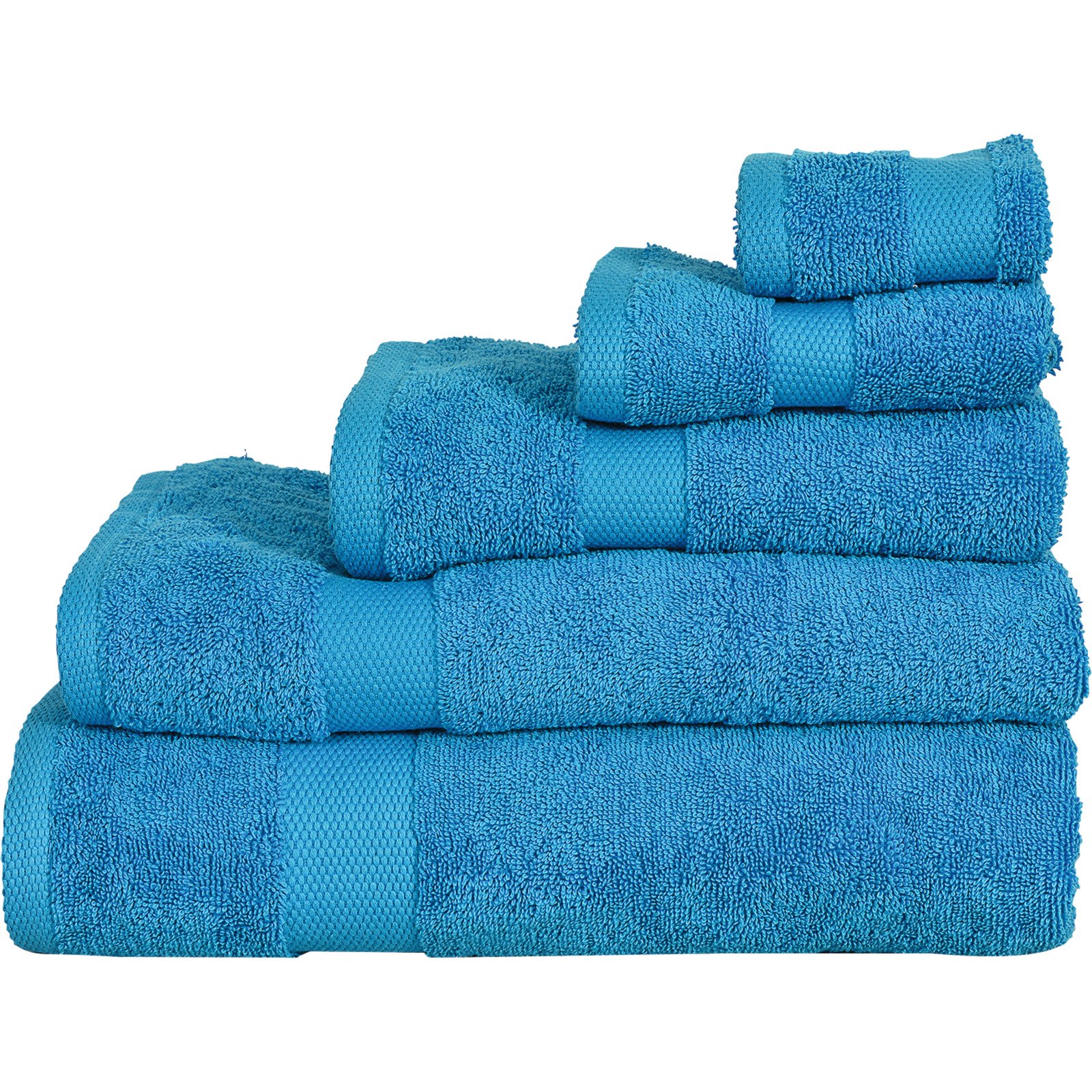 Wasch, 30x30 Frottée Waschlappen, türkis