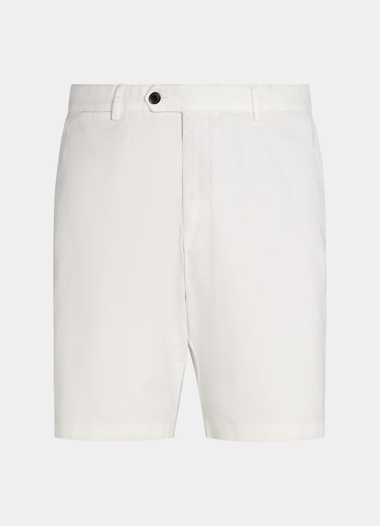 Short Slim Leg blanc cassé