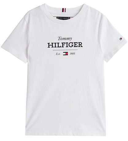 Tommy Hilfiger T-Shirt - Monotype 1985 - Weiß