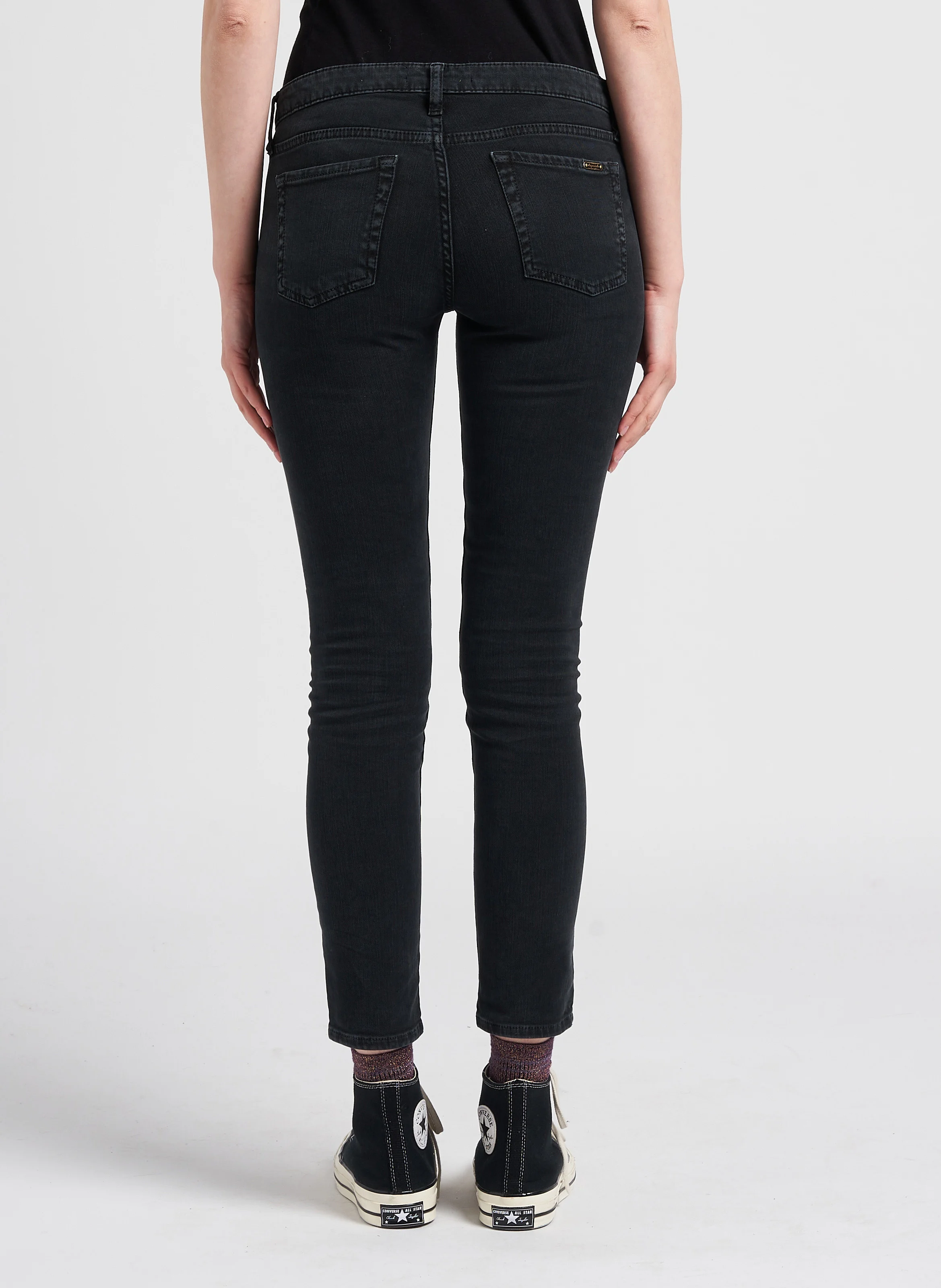 SCARLETT - Jean slim taille normale | Noir