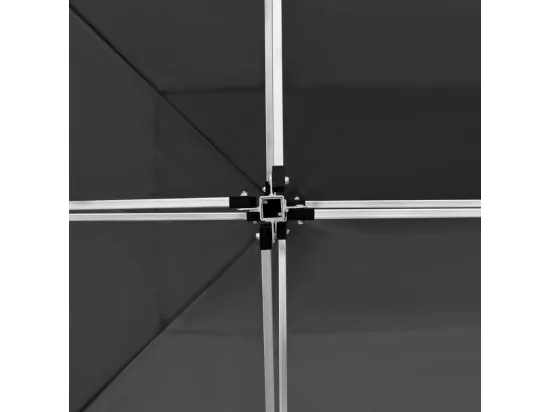 Tente de réception pliable à parois Aluminium 4,5x3m Anthracite
