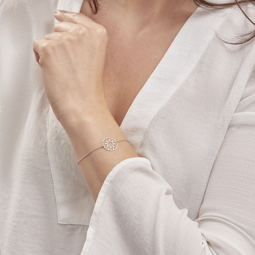 Bracelet Helene Argent Blanc