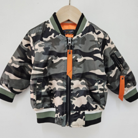 Mini camo bomber - groen - verzenddatum 27 feb