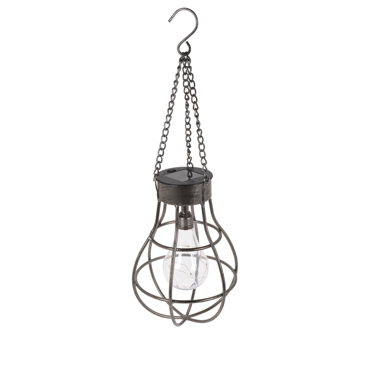 LED Solarlampe Metall