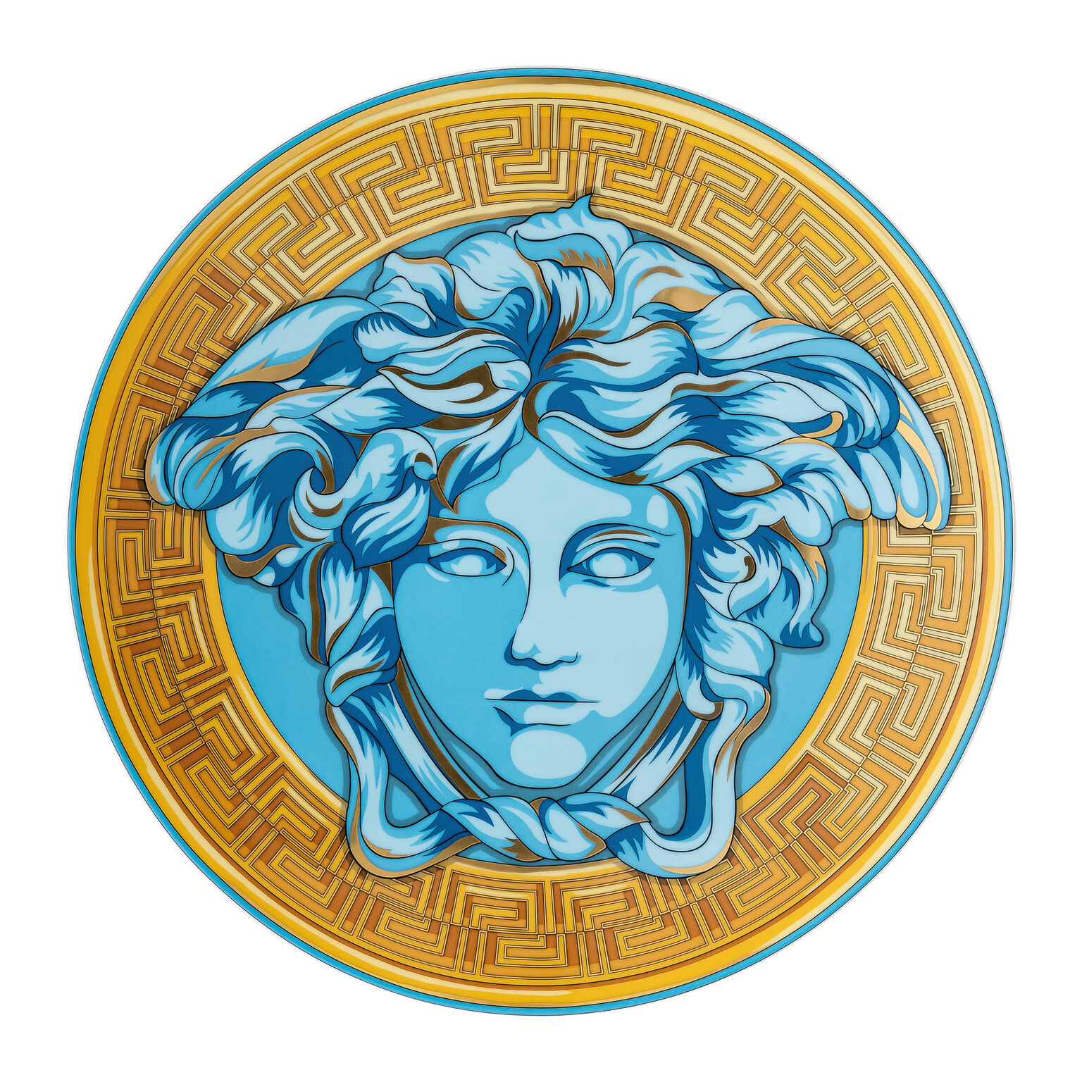 Medusa Amplified Blue Coin Platzteller 33 cm